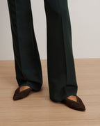 Veronica Beard Bancroft Suede Flat - Espresso
