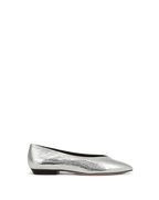 Veronica Beard Bancroft Metallic Flat - Silver