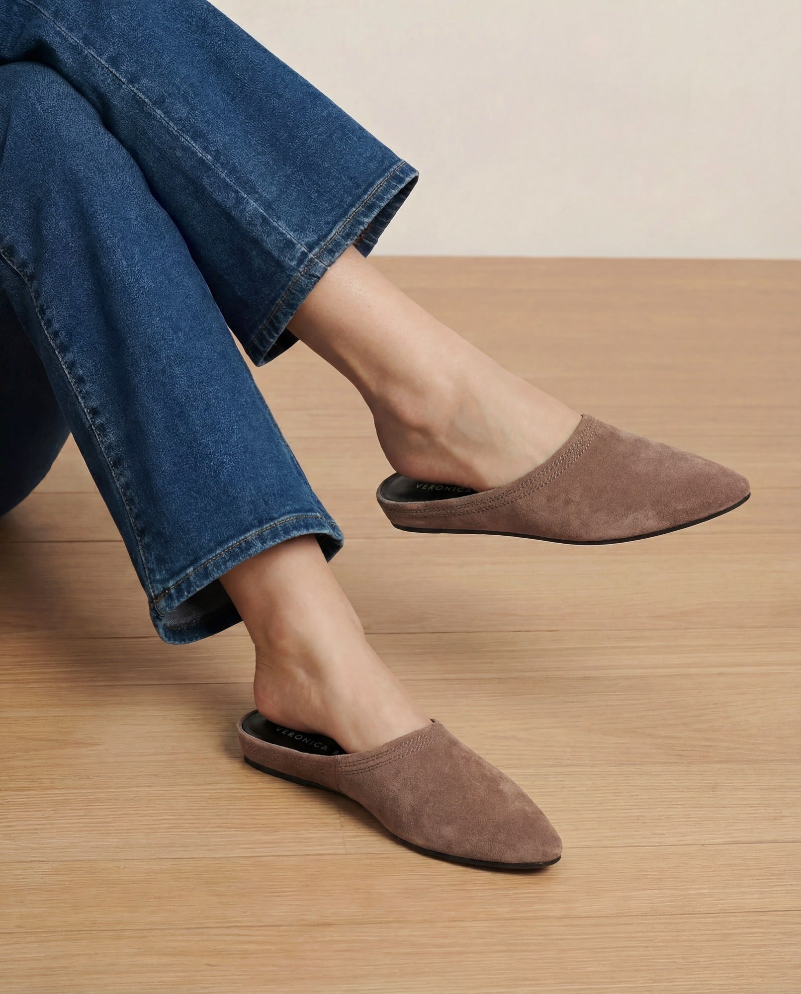 Veronica Beard Narcisa Mule - Bark