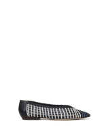 Veronica Beard Bancroft Woven Leather Flat - Blue Multi