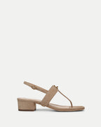 Veronica Beard Andie Toggle Sandal - Sand