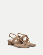 Veronica Beard Andie Toggle Sandal - Sand