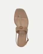 Veronica Beard Andie Toggle Sandal - Sand