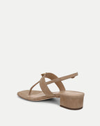 Veronica Beard Andie Toggle Sandal - Sand