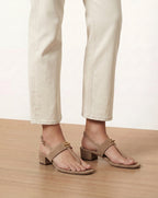 Veronica Beard Andie-2 Sandal - Sand