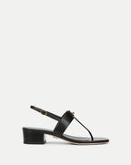 Veronica Beard Andie Toggle Sandal - Black