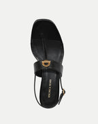 Veronica Beard Andie Toggle Sandal - Black