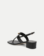 Veronica Beard Andie Toggle Sandal - Black