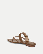 Veronica Beard Salva Dash Flat Sandal - Chestnut