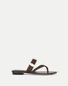Veronica Beard Salva Dash Flat Sandal - Espresso