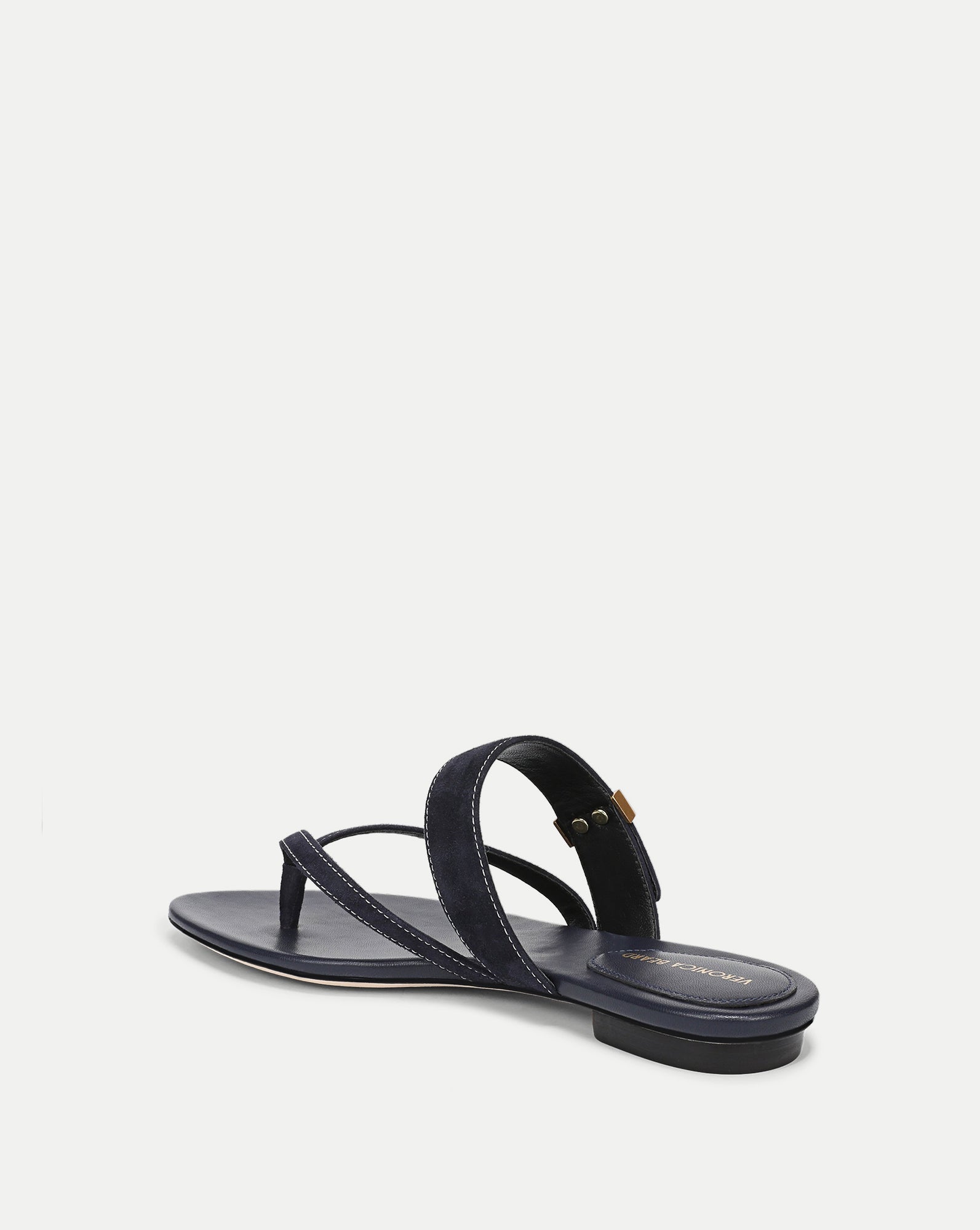 Veronica Beard Salva Dash Flat Sandal - Navy