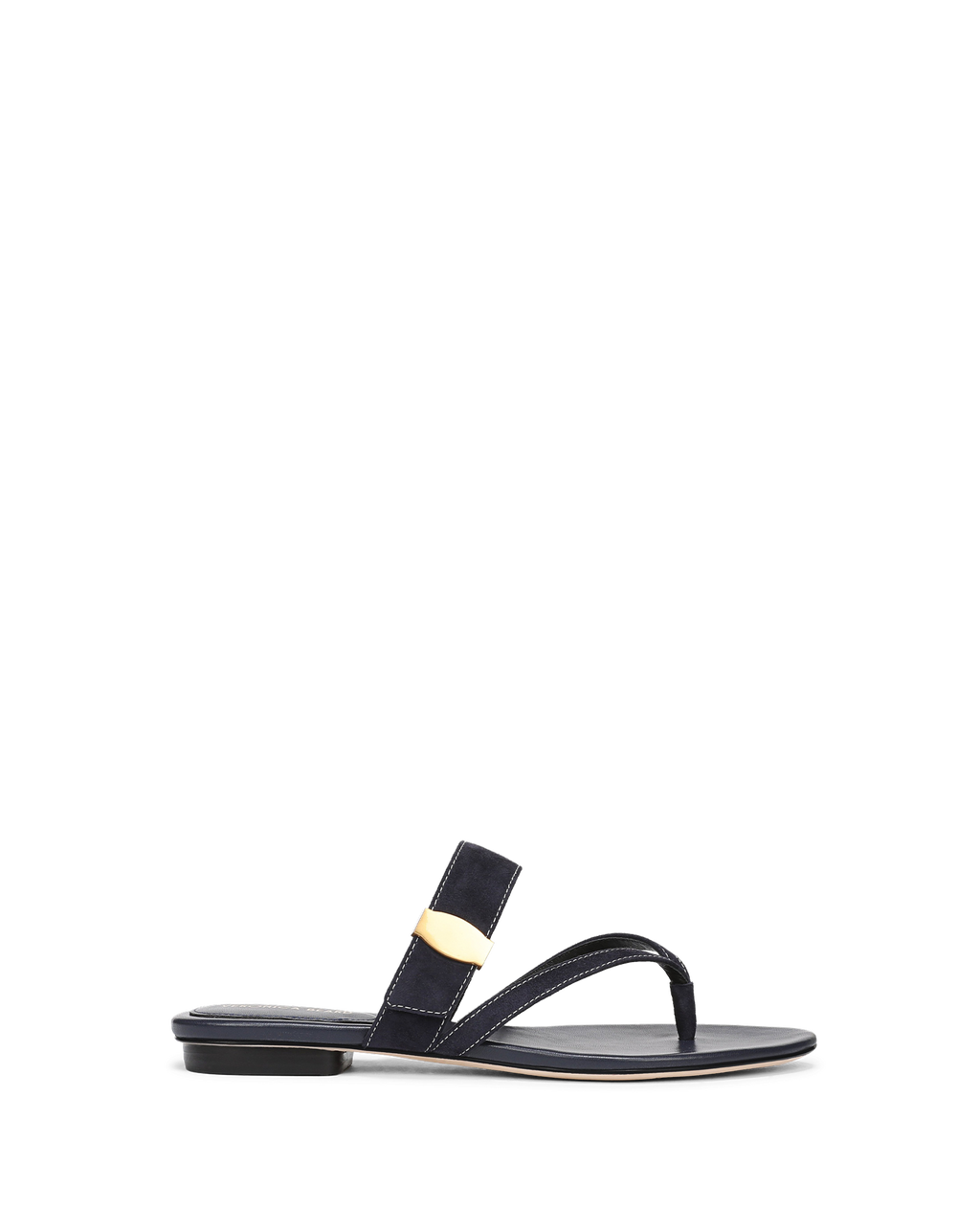 Veronica Beard Salva Dash Flat Sandal - Navy