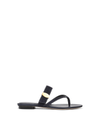 Veronica Beard Salva Dash Flat Sandal - Navy
