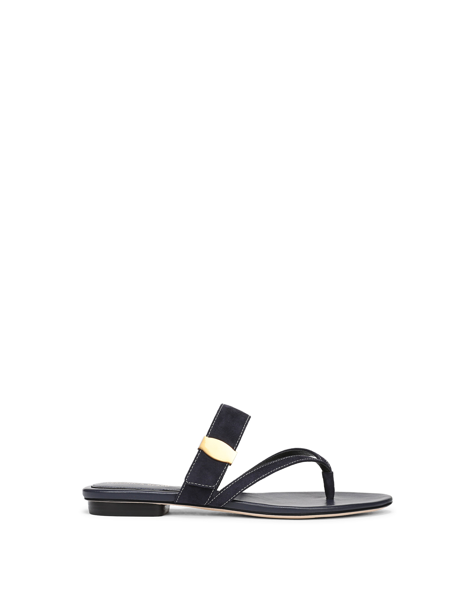 Veronica Beard Salva Dash Flat Sandal - Navy