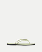 Veronica Beard Clea Jelly Flip-Flop Sandal - Clear/Light Pistachio