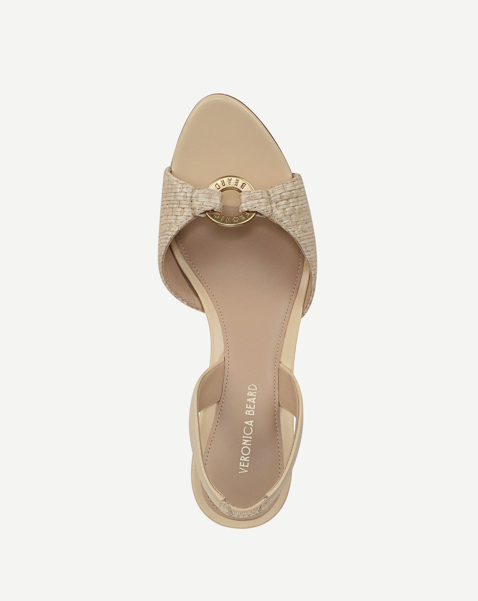 Veronica Beard Tia Raffia Slingback Sandal - Natural
