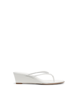 Veronica Beard Clea Wedge - Clear/Coconut