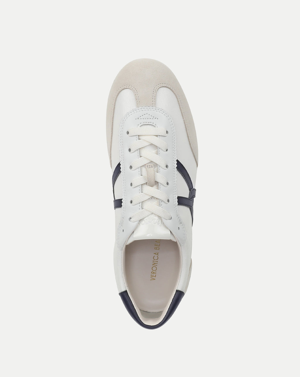 Veronica Beard Riviera Nylon Sneaker - Coconut/Navy