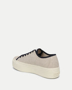 Veronica Beard Truett Platform Sneaker - Sand/Navy