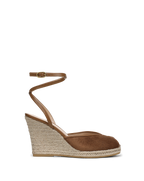 Veronica Beard Pasina Suede Espadrille - Chestnut