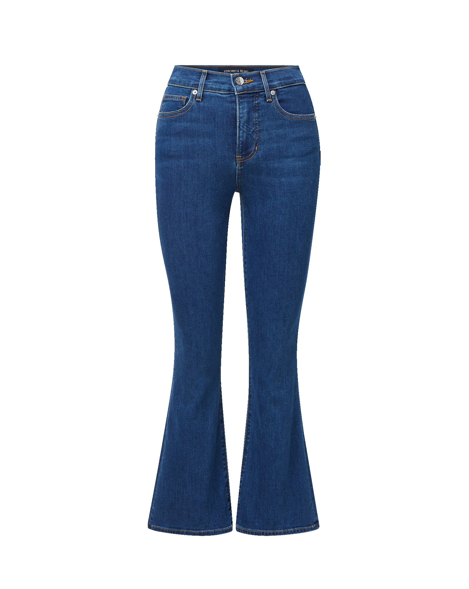 Veronica Beard Blue denim flared jeans.