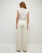 Veronica Beard Dree Muscle Tank Top - White