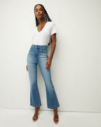 Veronica Beard Cindy V-Neck T-Shirt - White