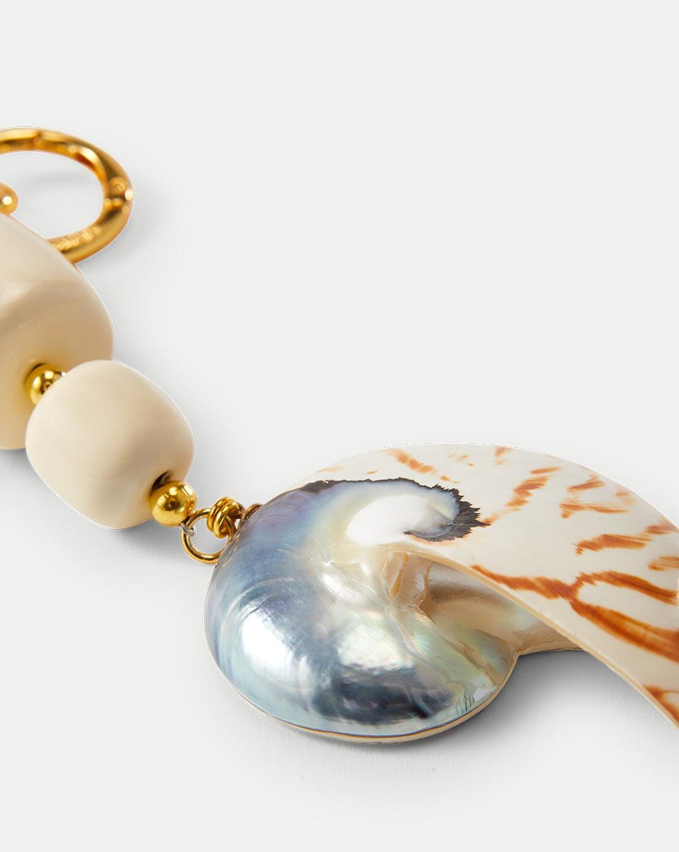Veronica Beard Nantucket Shell Bag Charm