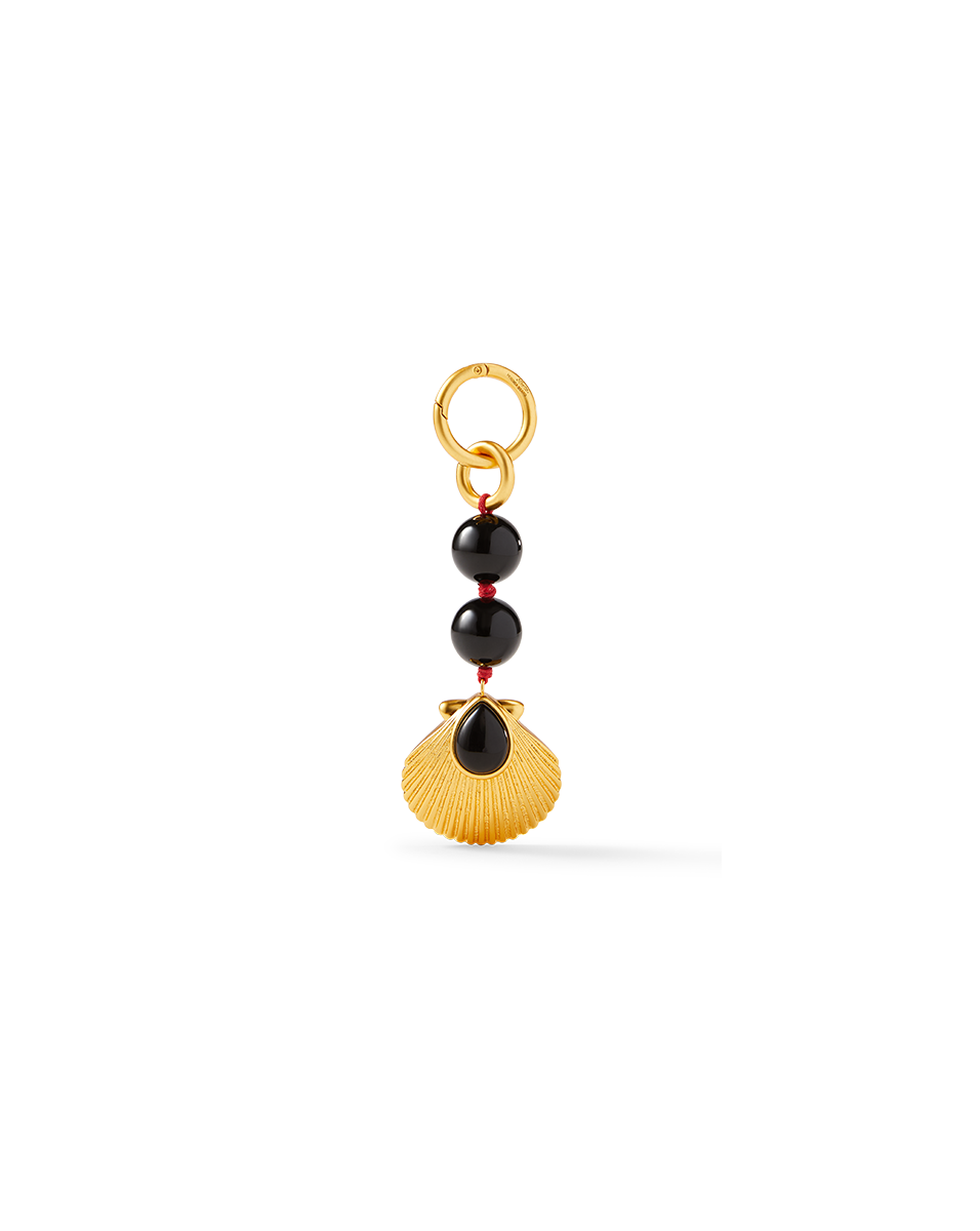 Veronica Beard Shell Bag Charm Gold