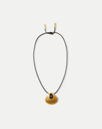 Veronica Beard Shell Cord Necklace - Gold