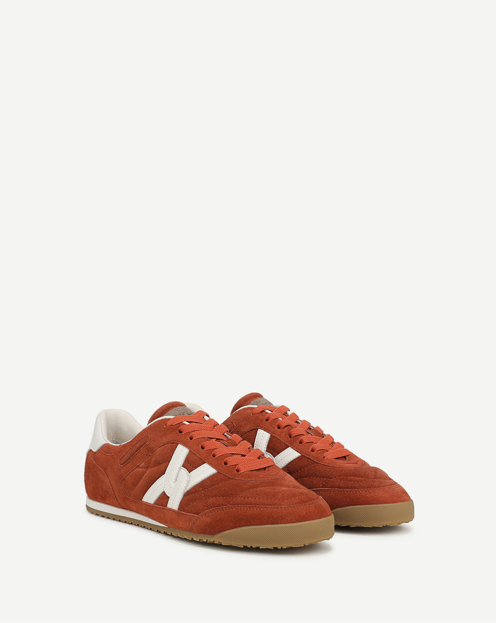 Veronica Beard Natalia Suede Sneaker - Rust