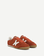 Veronica Beard Natalia Suede Sneaker - Rust