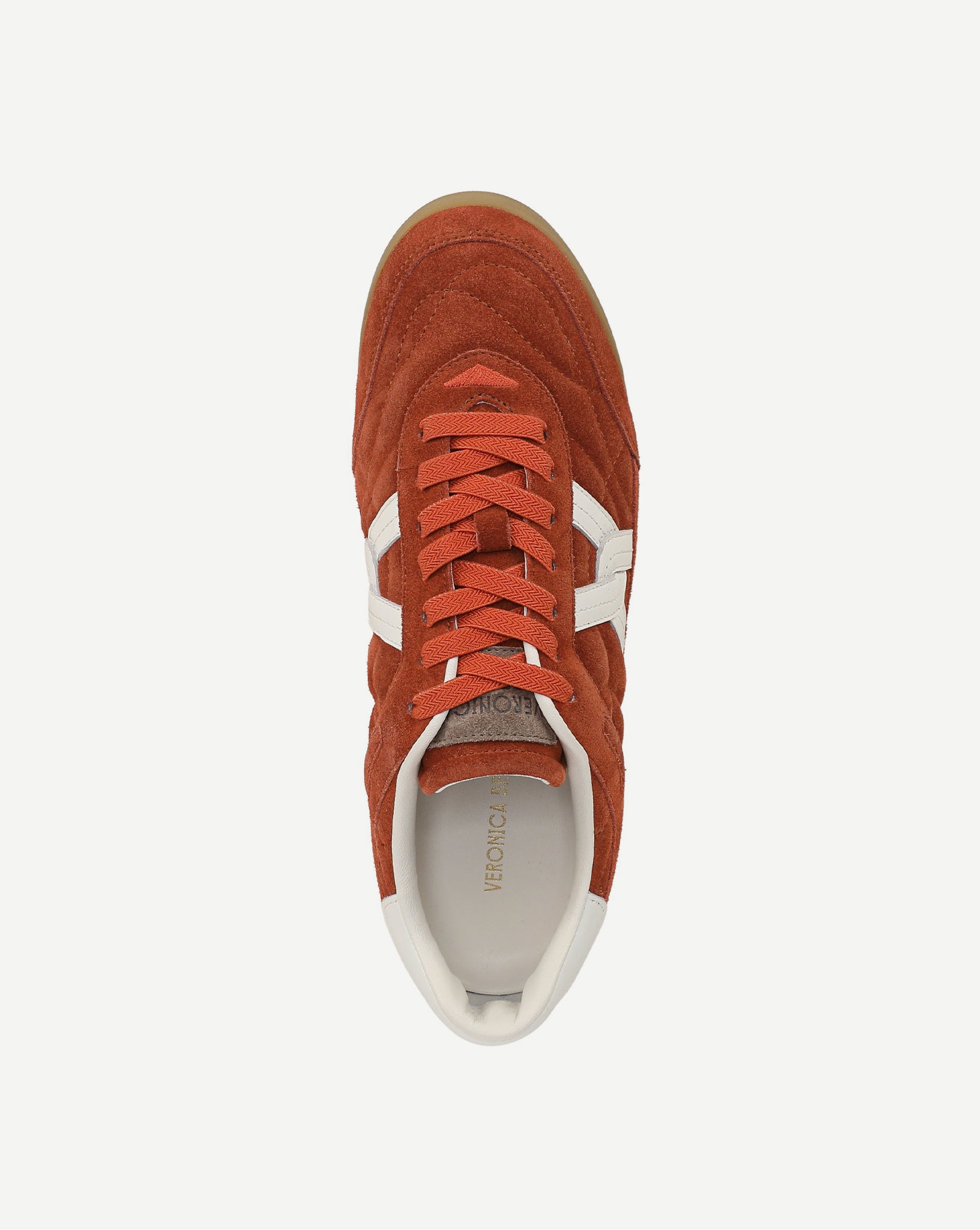 Veronica Beard Natalia Suede Sneaker - Rust
