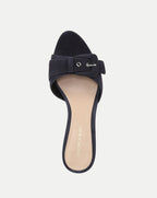 Veronica Beard Tia Buckle Sandal - Navy