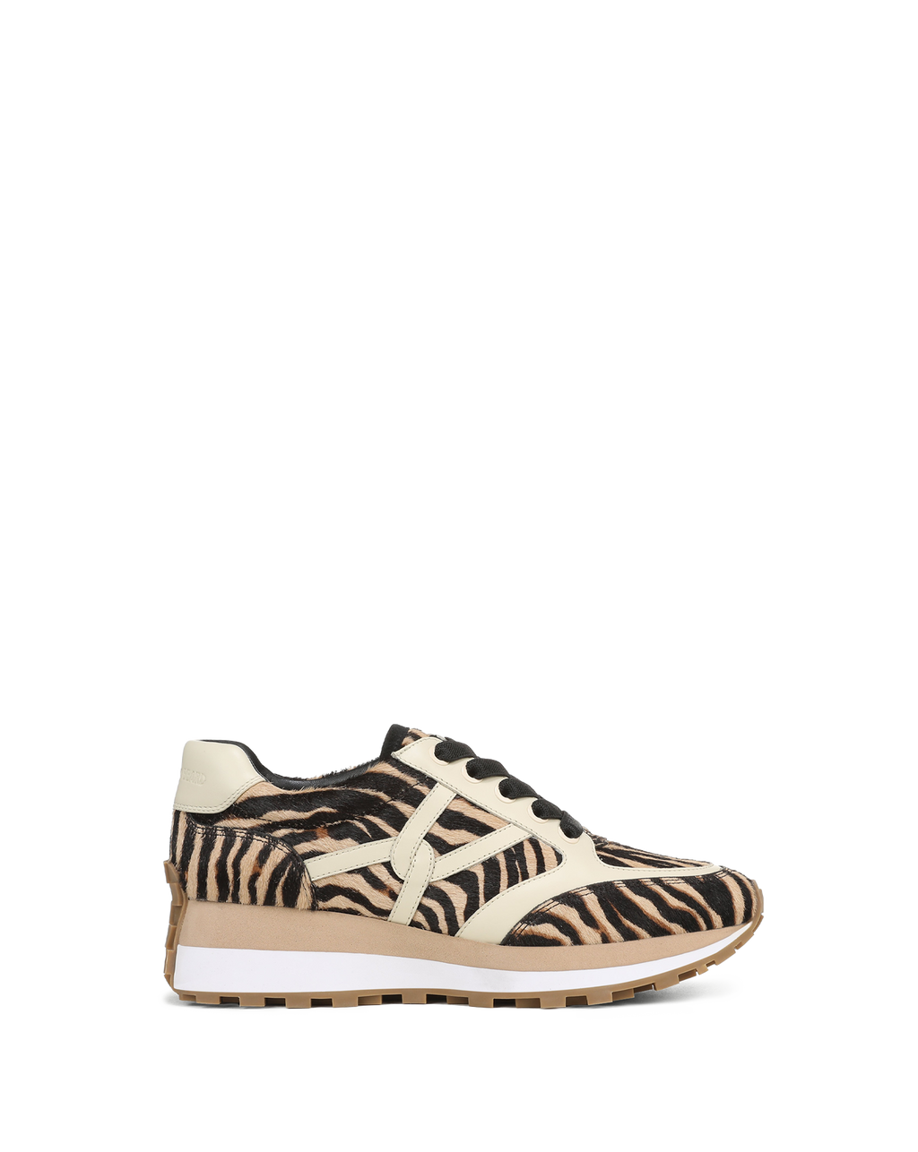 Sneakers en cuir de veau façon poulain Valentina
