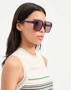 Veronica Beard Brigitte Oversized Sunglasses