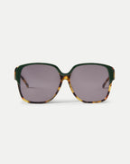 Veronica Beard Brigitte Oversized Sunglasses - Green