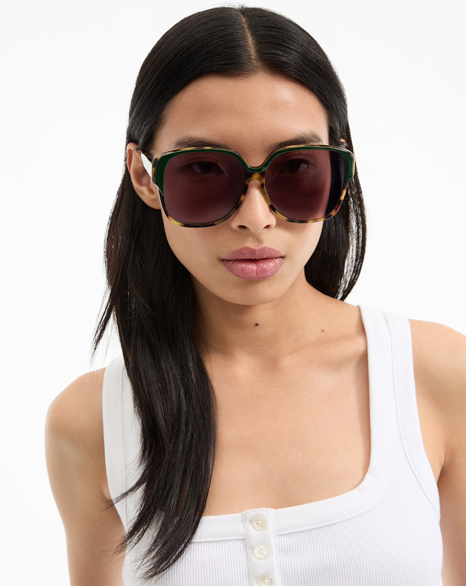 Veronica Beard Brigitte Oversized Sunglasses