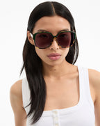 Veronica Beard Brigitte Oversized Sunglasses