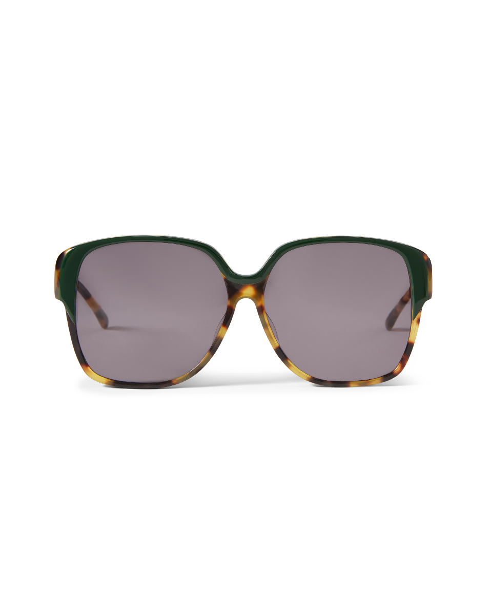 Veronica Beard Brigitte Oversized Sunglasses Green