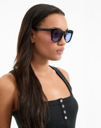 Veronica Beard Jane Square-Frame Sunglasses