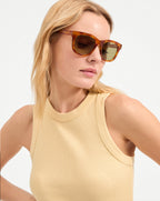 Veronica Beard Jane Square-Frame Sunglasses