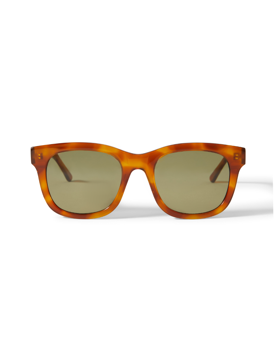 Veronica Beard Jane Square-Frame Sunglasses Honey