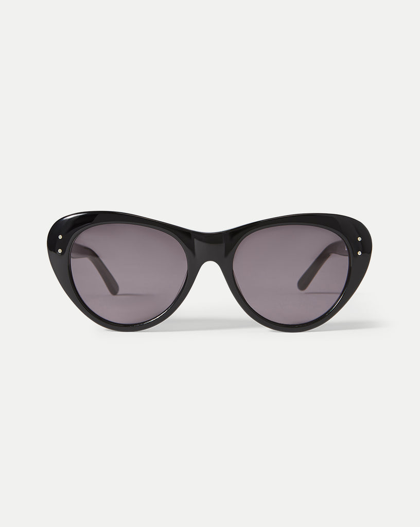 Veronica Beard Black Frame Jane Sunglasses Jane Square-Frame Sunglasses in Black | Veronica Beard main image 4