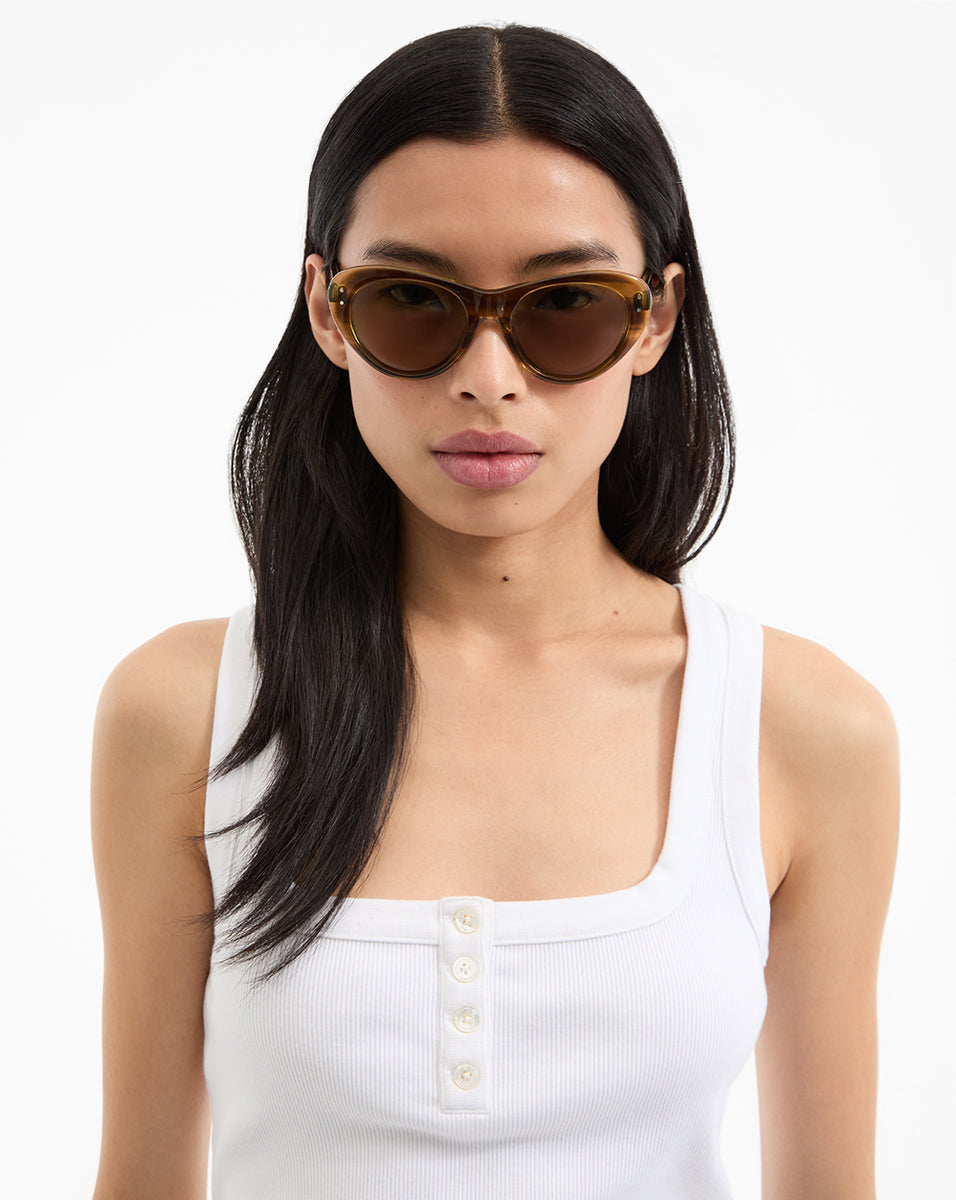 Veronica Beard Edie Cat-Eye Sunglasses
