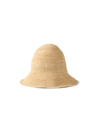 Veronica Beard Teagan Raffia Straw Bucket Hat - Natural