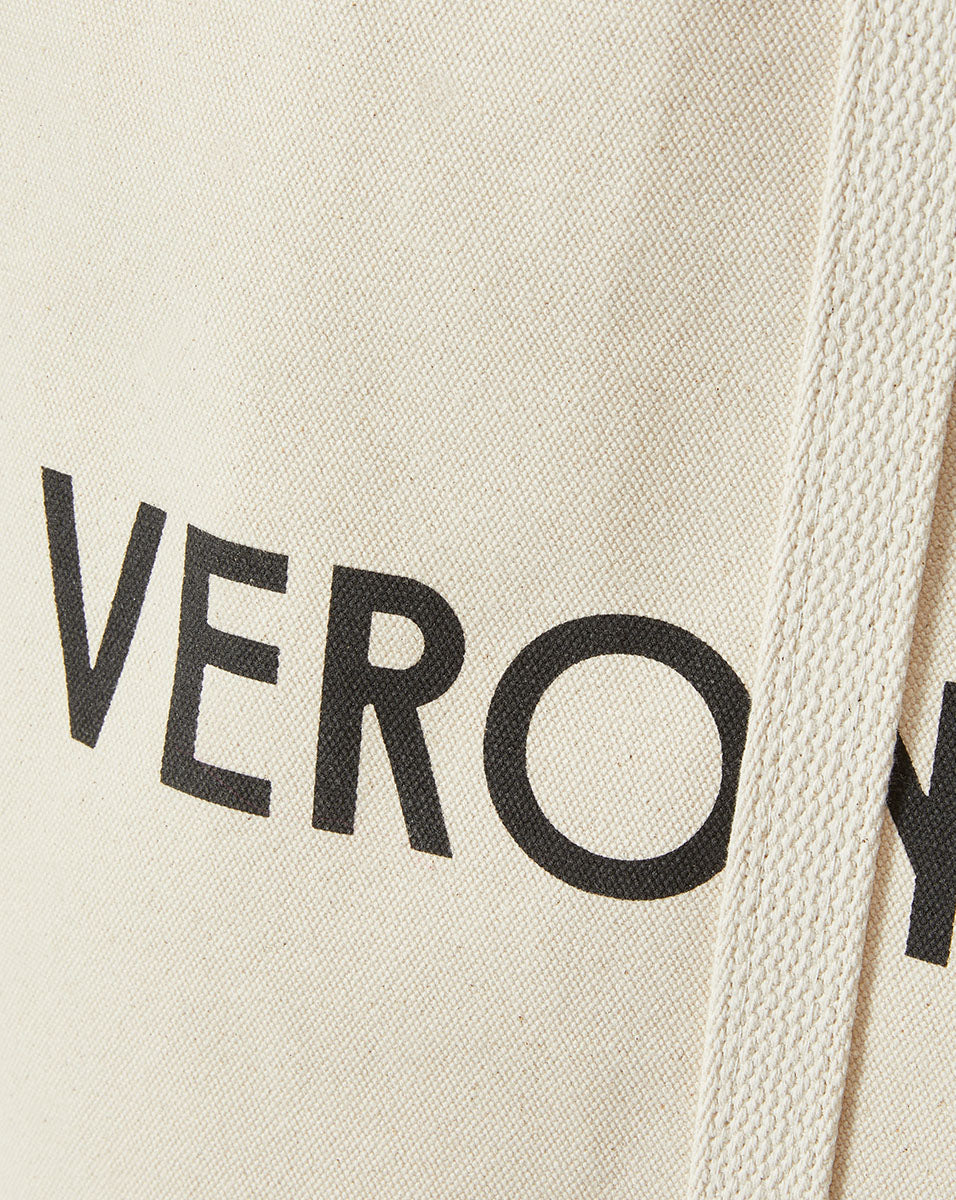 Veronica Beard Large Canvas Logo Tote