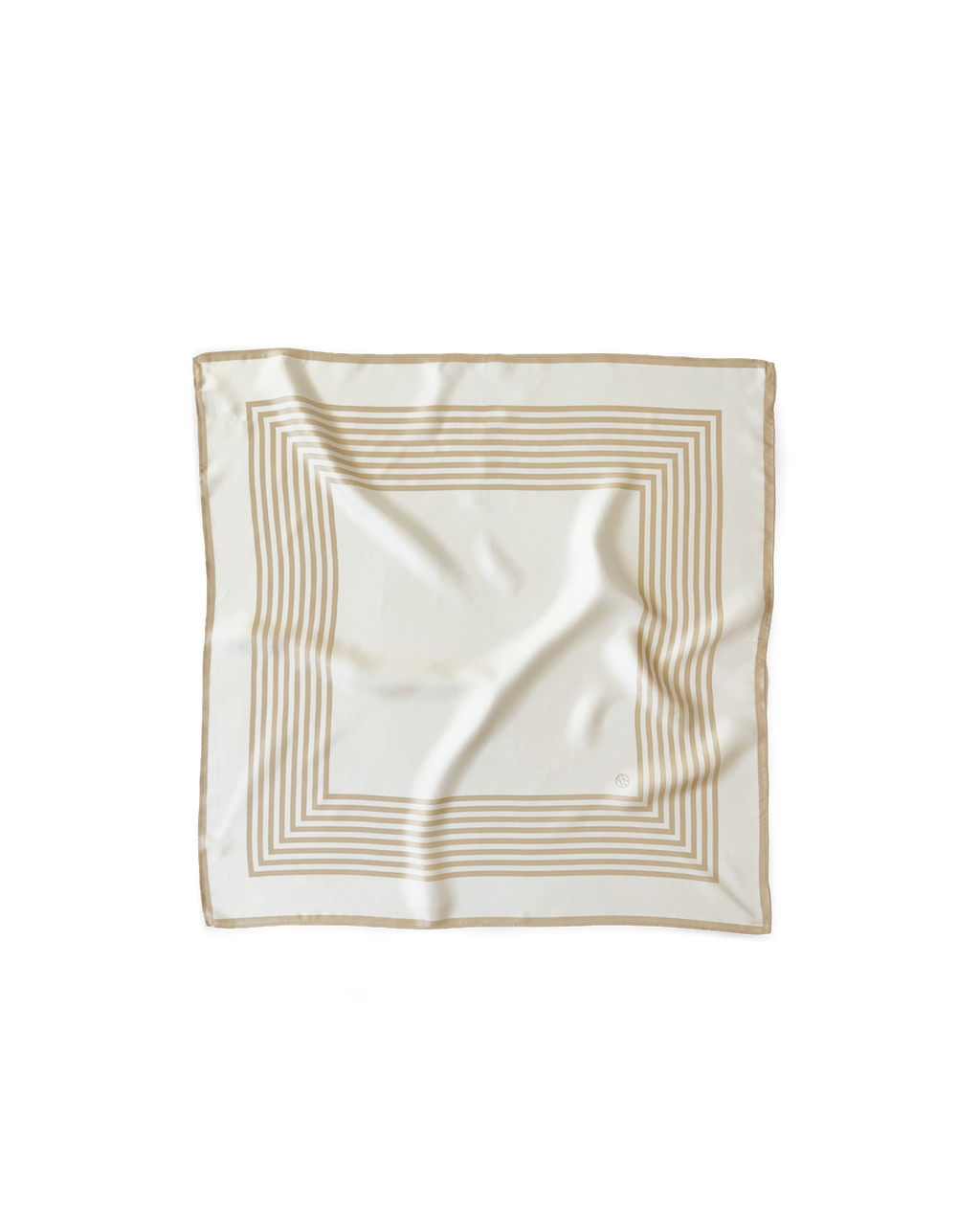 Foulard en soie rayé