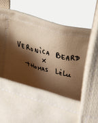 Veronica Beard X Thomas Lelu Canvas Printed Tote Bag - Black/Natural