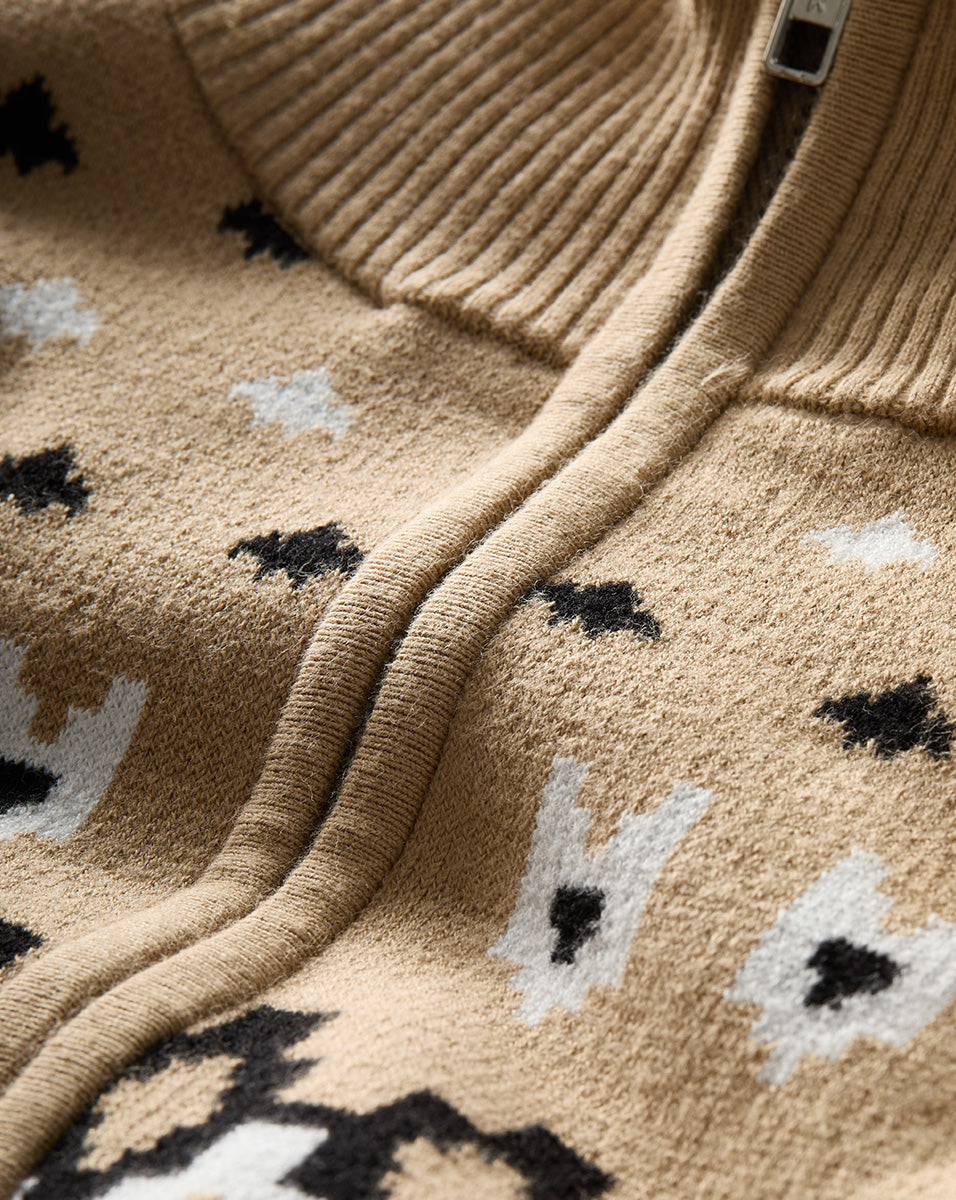 Veronica Beard Fairbanks Blanche Knit Turtleneck - Khaki